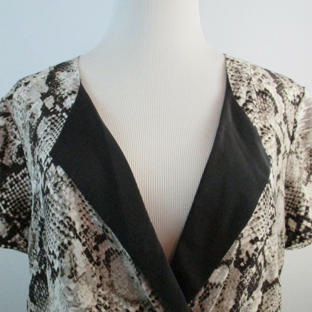 Bcbgmaxazria Multi-Color Python Snake Print Faux … - image 7